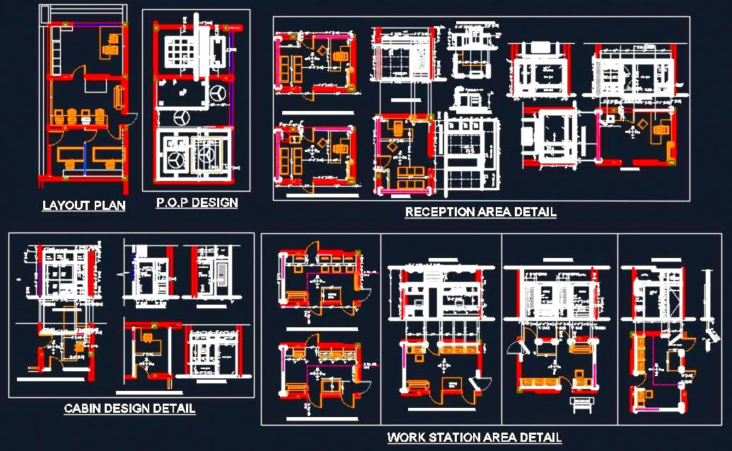 An Architect Office Interior Design Detail